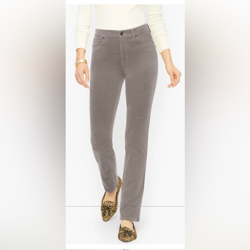Talbots High-Waist Jegging Ankle Smoke Grey Size 10